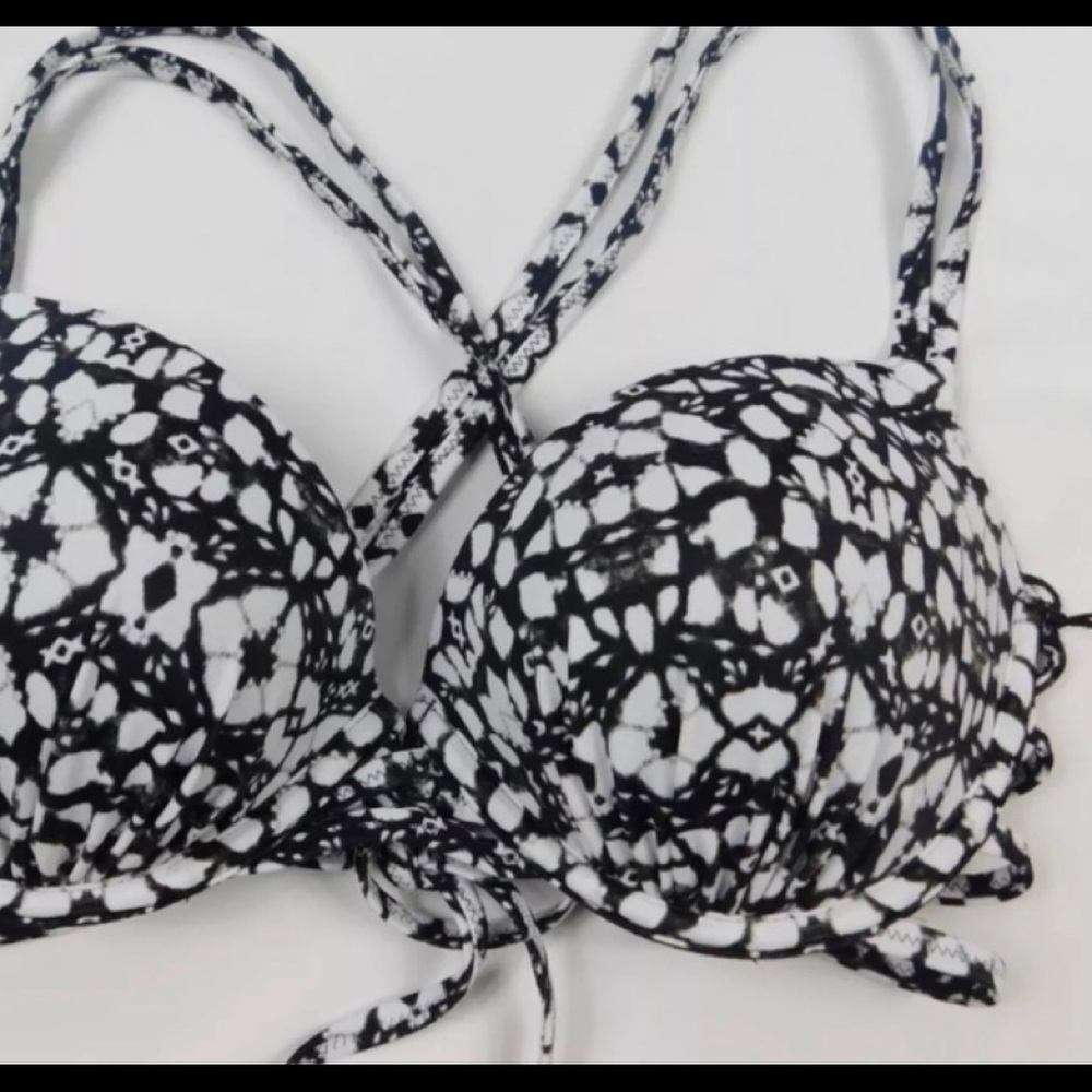 Shade & Shore Strappy Push Up Bikini Top 38D